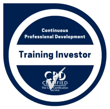 CPD Certified Training Investor badge for StedyChefs