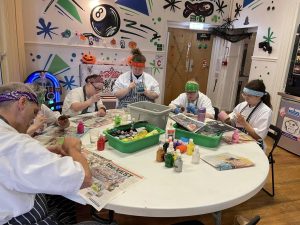 stedychefs learning centre users doing crafts