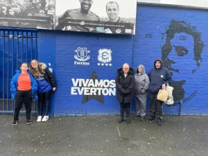 Stedychefs learning centre service users on day out to Goodison